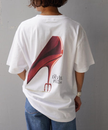 The DEVIL WEARS PRADA（穿普拉達的女王） 背部印花Logo T恤