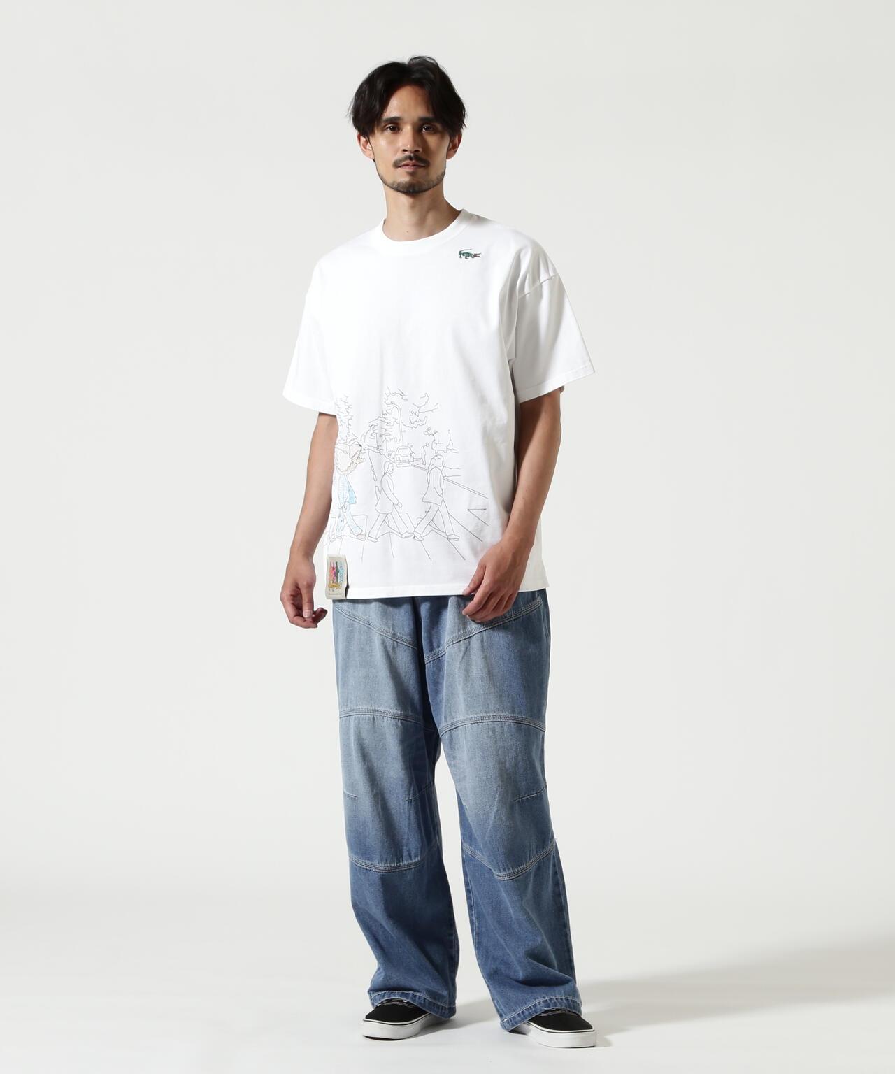 RENOVA BIKER DENIM EASY PANTS 長褲