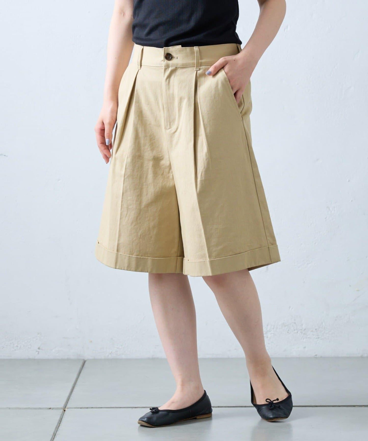 willow 翻邊設計 Chino 短褲