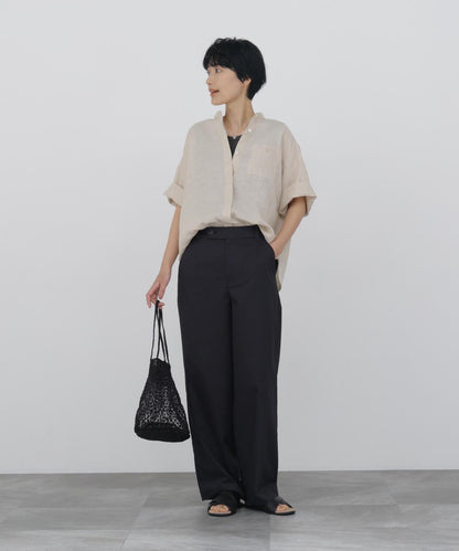 《名品 / 接觸冷感 / UVカット / 洗える》 直筒 クールマックス面料 褲子