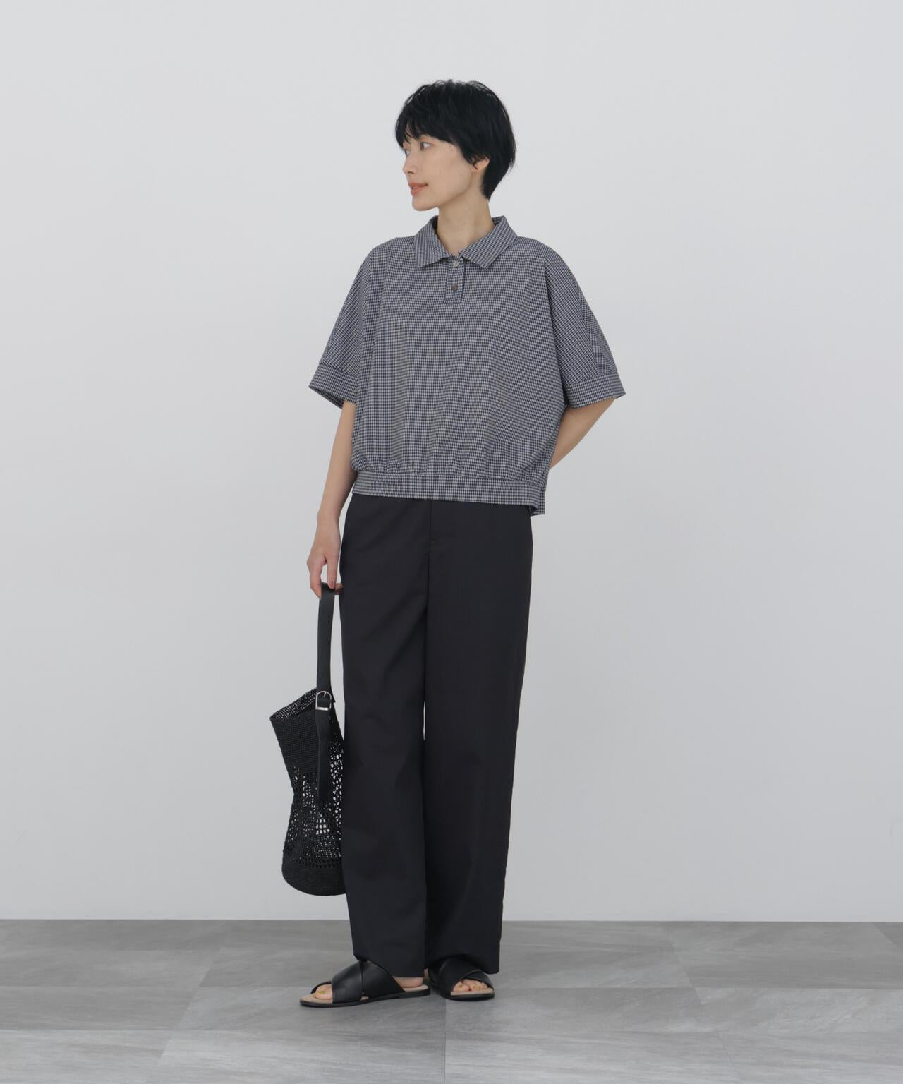 《名品 / 接觸冷感 / UVカット / 洗える》 直筒 クールマックス面料 褲子
