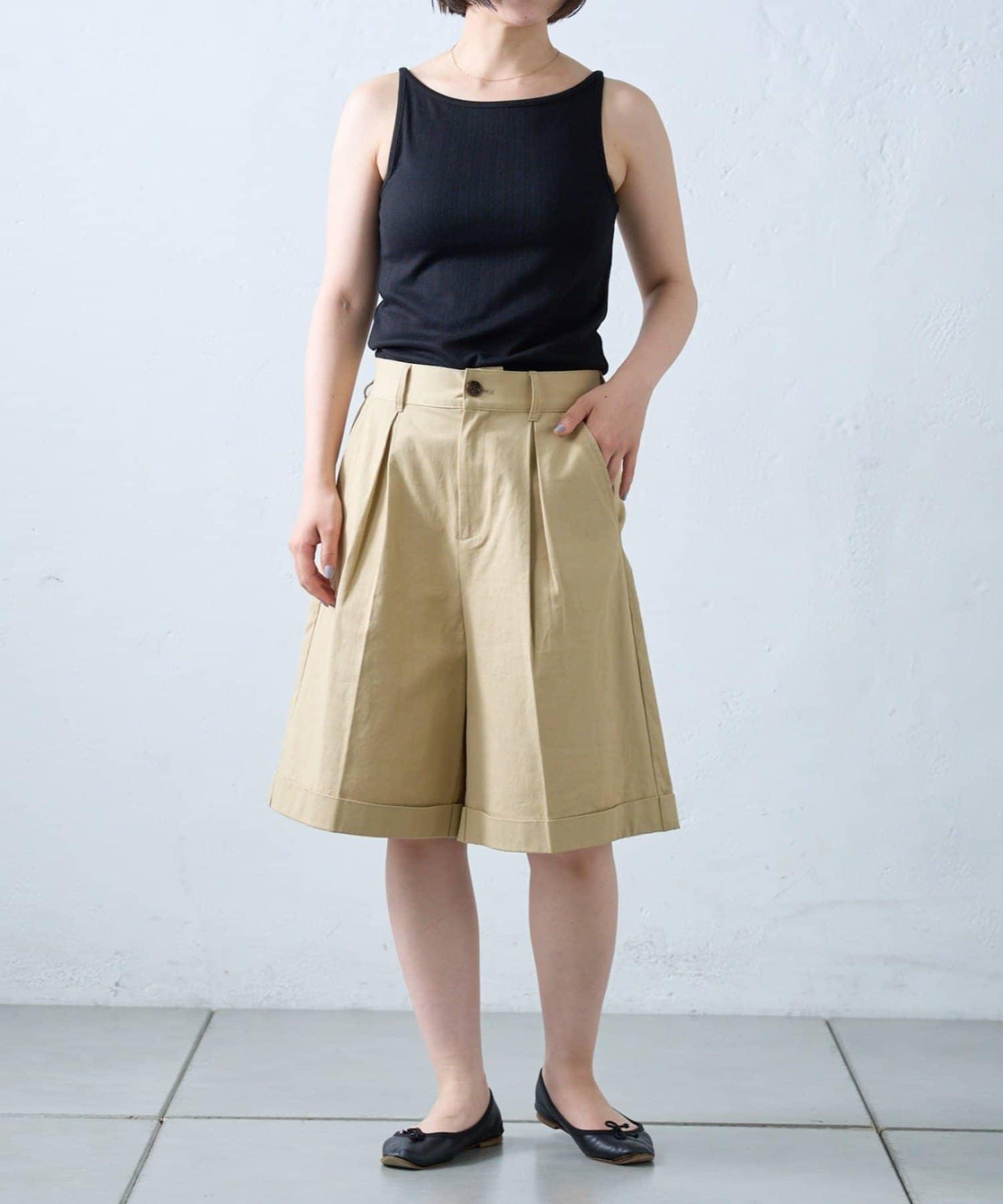 willow 翻邊設計 Chino 短褲