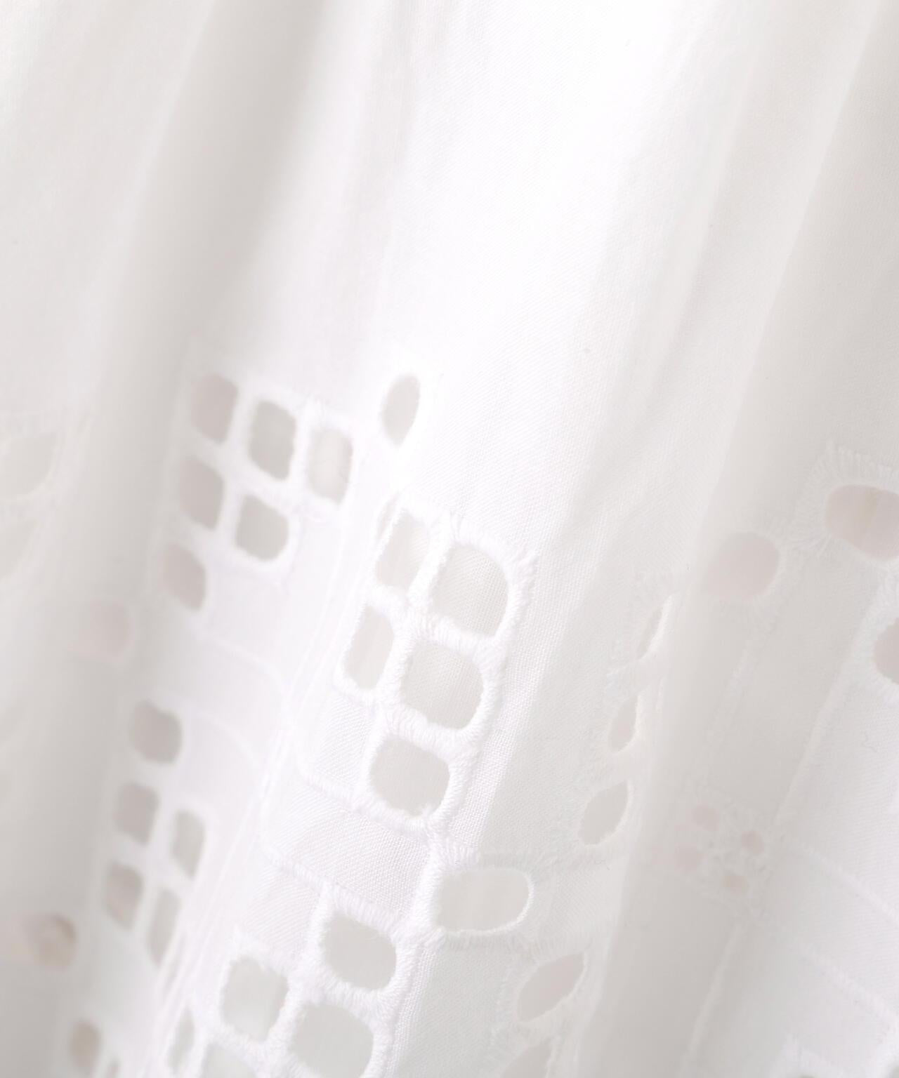 《洗える》 印度刺繡 長款襯衫