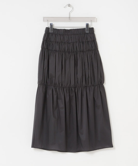 AMOMENTO NYLON SHIRRING SKIRT 半身裙