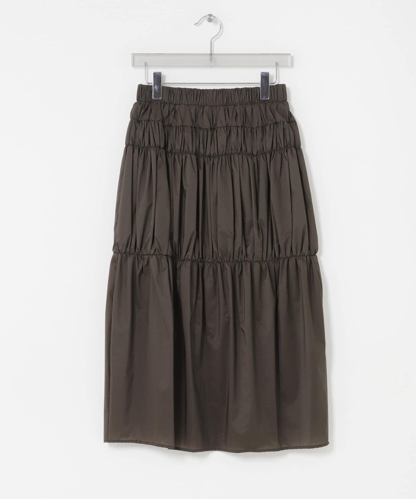 AMOMENTO NYLON SHIRRING SKIRT 半身裙