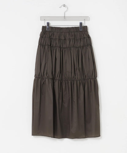 AMOMENTO NYLON SHIRRING SKIRT 半身裙