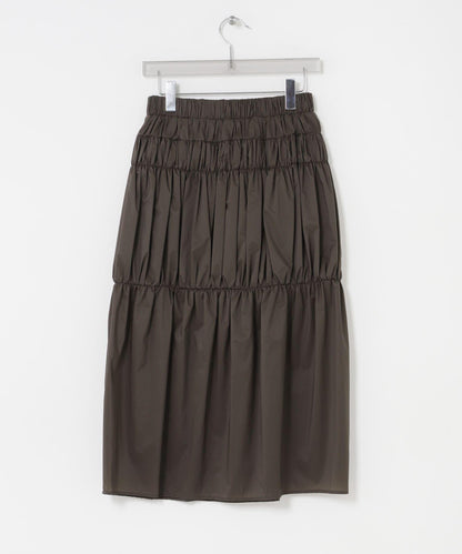 AMOMENTO NYLON SHIRRING SKIRT 半身裙