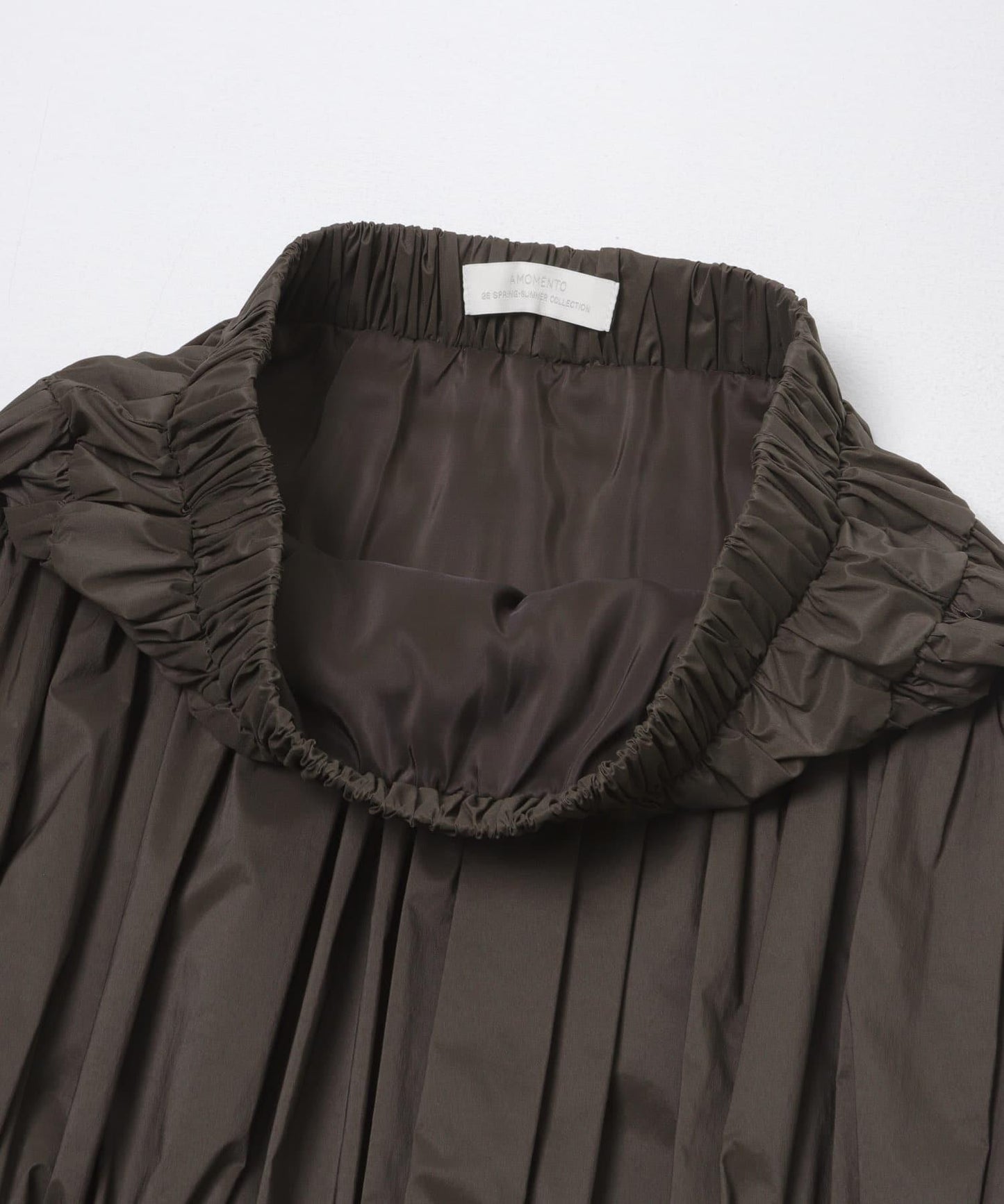 AMOMENTO NYLON SHIRRING SKIRT 半身裙