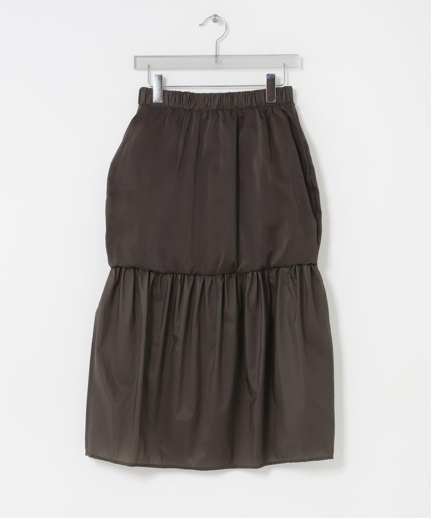 AMOMENTO NYLON SHIRRING SKIRT 半身裙