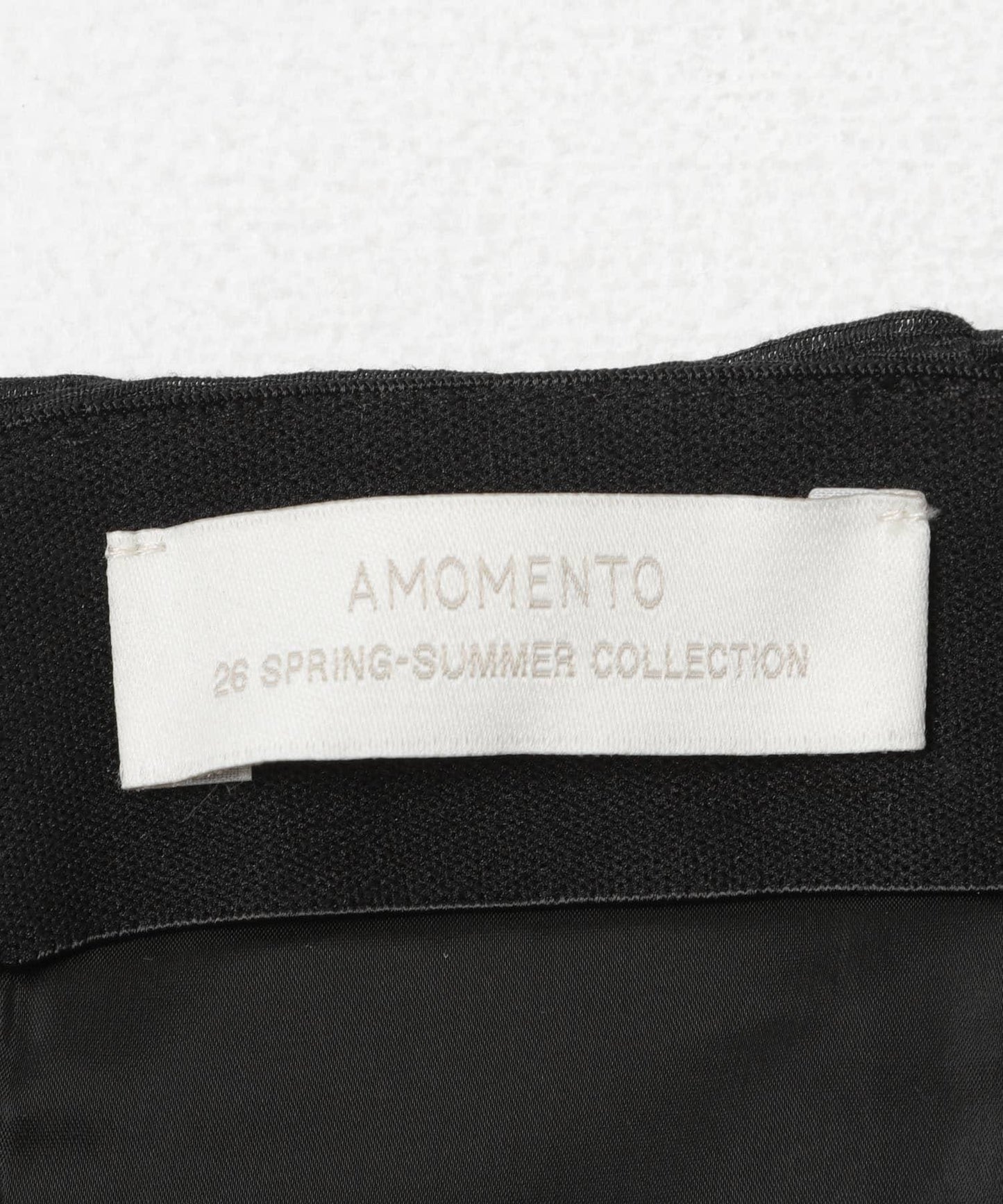 AMOMENTO 褶襉弧形半身裙