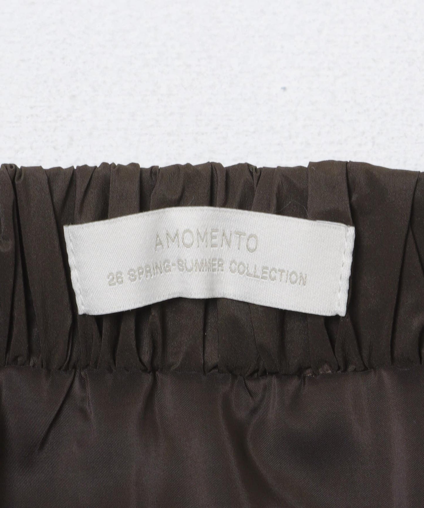 AMOMENTO NYLON SHIRRING SKIRT 半身裙