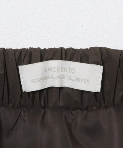 AMOMENTO NYLON SHIRRING SKIRT 半身裙