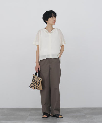 《名品 / 接觸冷感 / UVカット / 洗える》 直筒 クールマックス面料 褲子