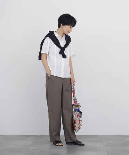 《名品 / 接觸冷感 / UVカット / 洗える》 直筒 クールマックス面料 褲子