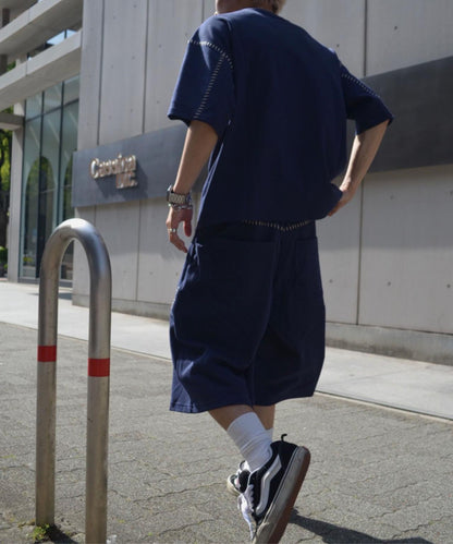 B omnivore STITCH SHORTS 車線休閒短褲