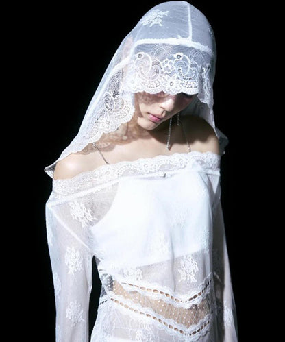 neith./ネイス/Veil-Offshoulder Dress 連衣裙