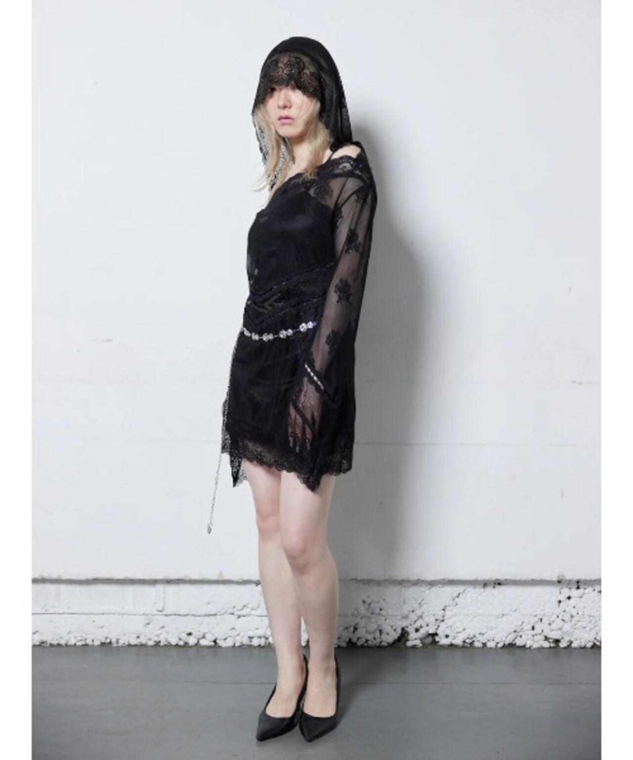 neith./ネイス/Veil-Offshoulder Dress 連衣裙