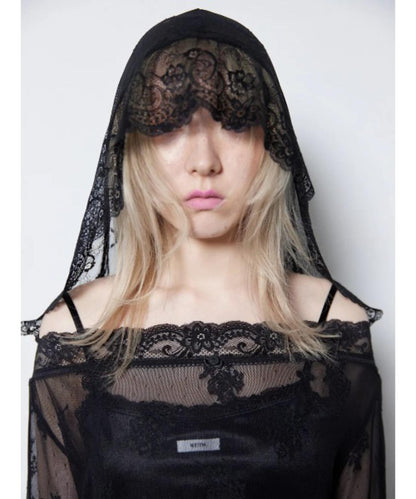 neith./ネイス/Veil-Offshoulder Dress 連衣裙
