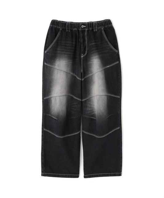 RENOVA BIKER DENIM EASY PANTS 長褲