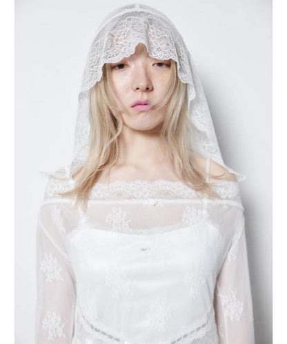 neith./ネイス/Veil-Offshoulder Dress 連衣裙