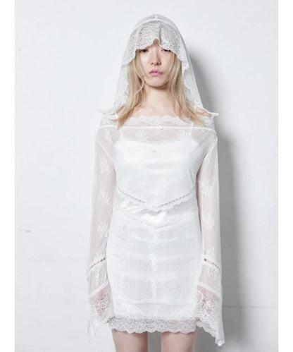 neith./ネイス/Veil-Offshoulder Dress 連衣裙