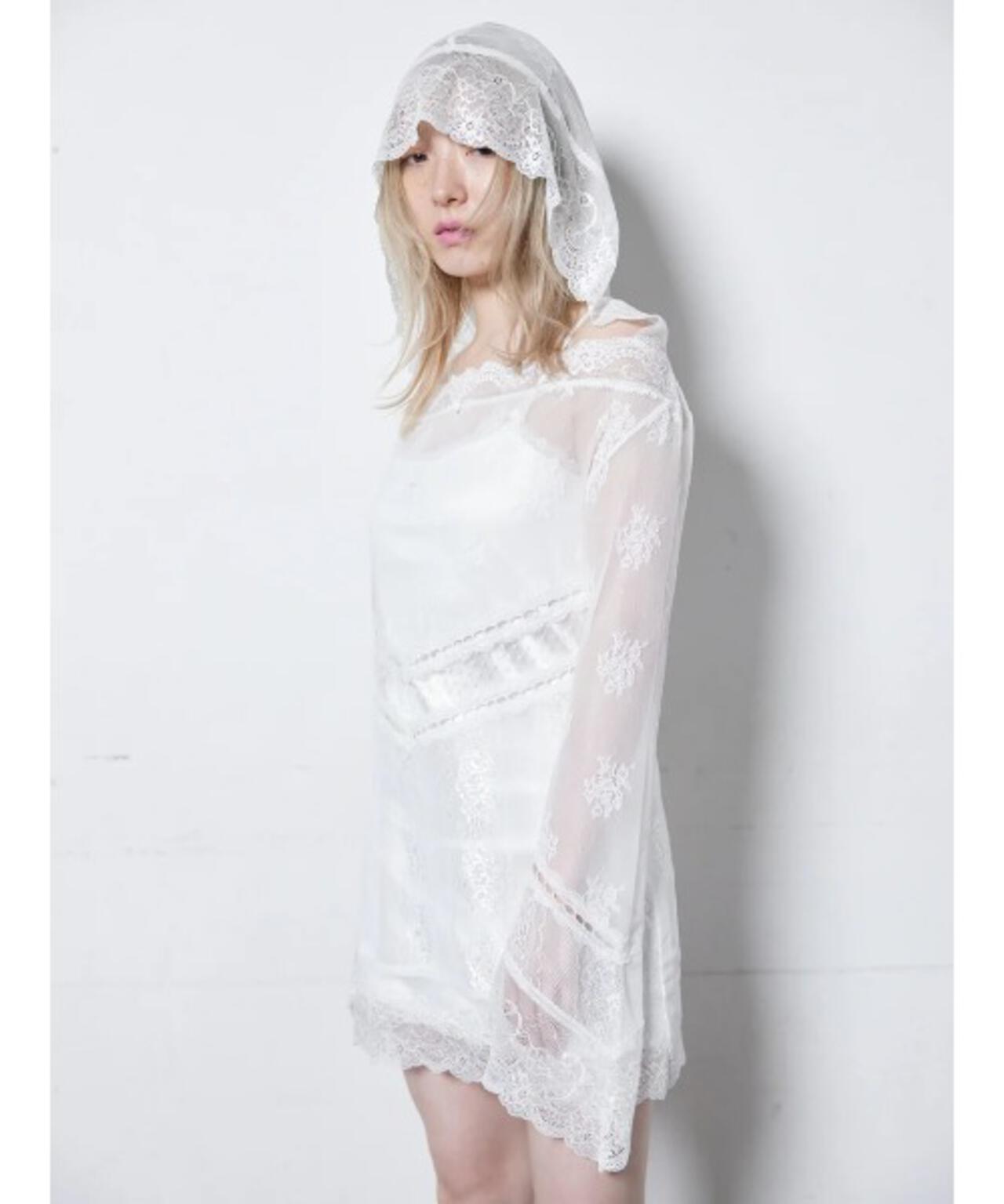 neith./ネイス/Veil-Offshoulder Dress 連衣裙