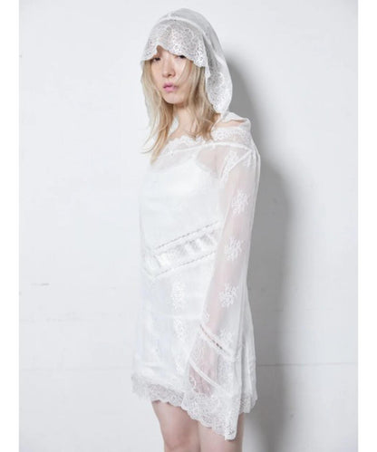 neith./ネイス/Veil-Offshoulder Dress 連衣裙
