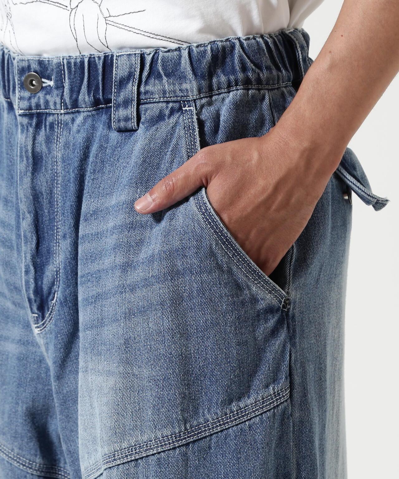 RENOVA BIKER DENIM EASY PANTS 長褲