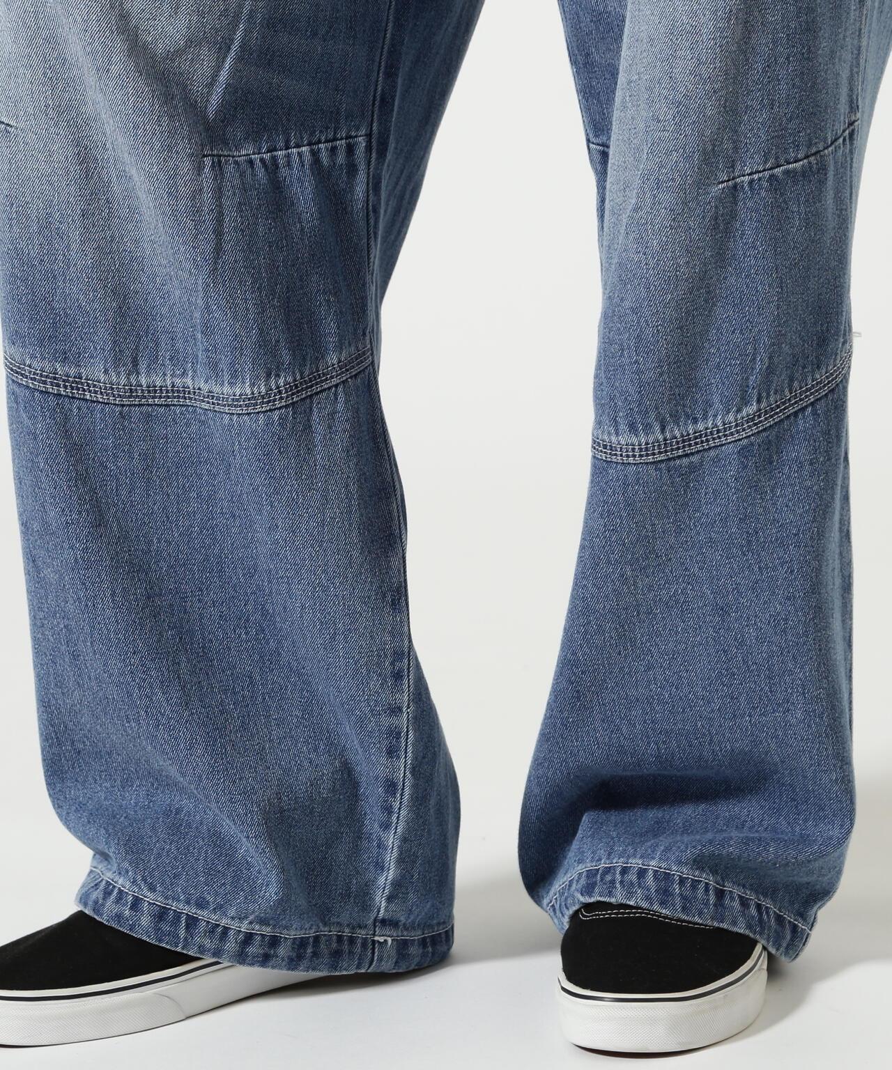 RENOVA BIKER DENIM EASY PANTS 長褲