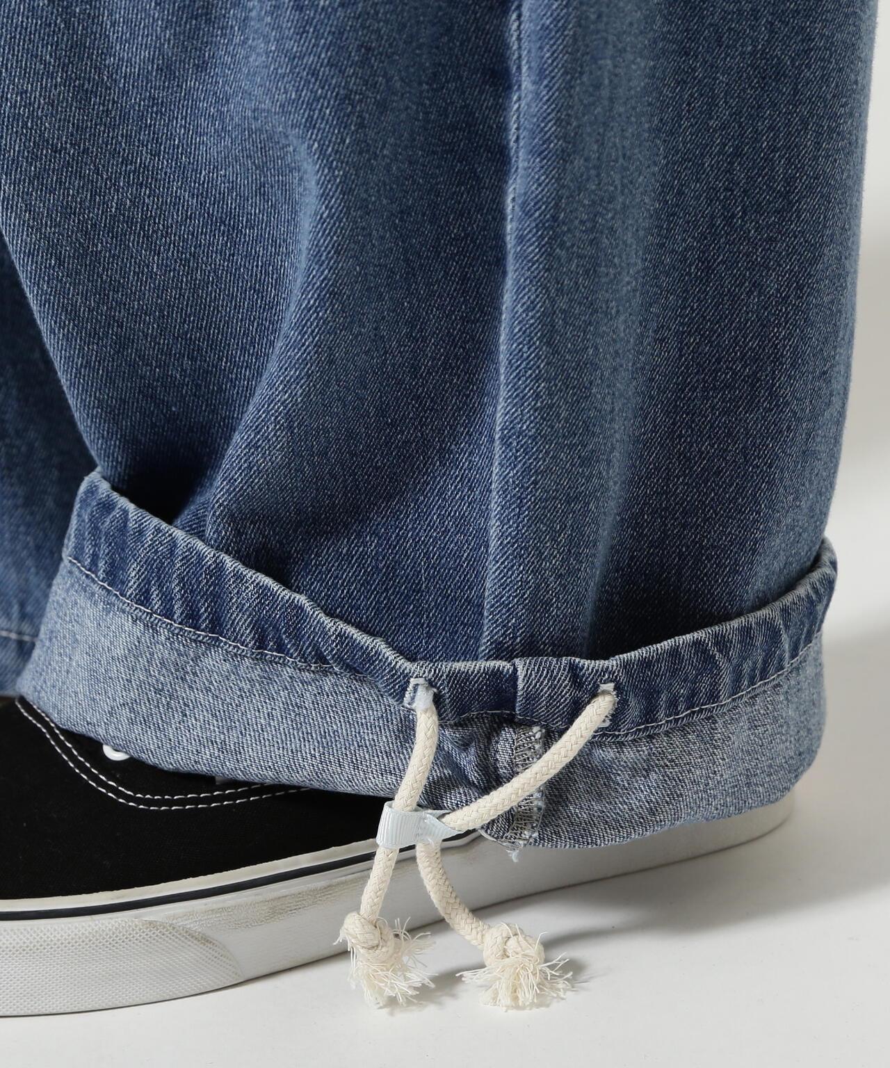 RENOVA BIKER DENIM EASY PANTS 長褲