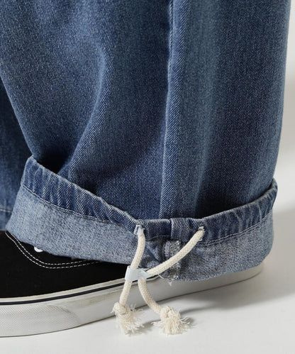 RENOVA BIKER DENIM EASY PANTS 長褲
