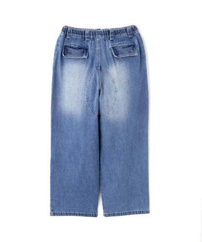 RENOVA BIKER DENIM EASY PANTS 長褲