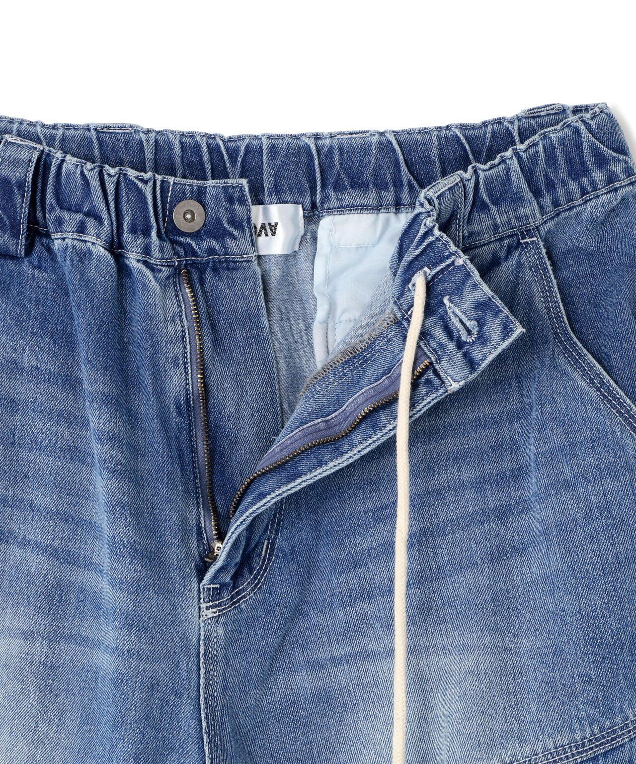 RENOVA BIKER DENIM EASY PANTS 長褲