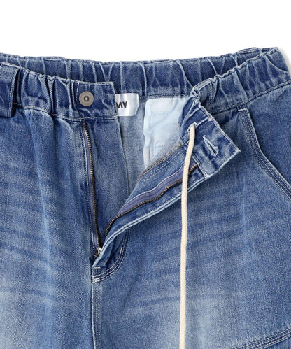 RENOVA BIKER DENIM EASY PANTS 長褲