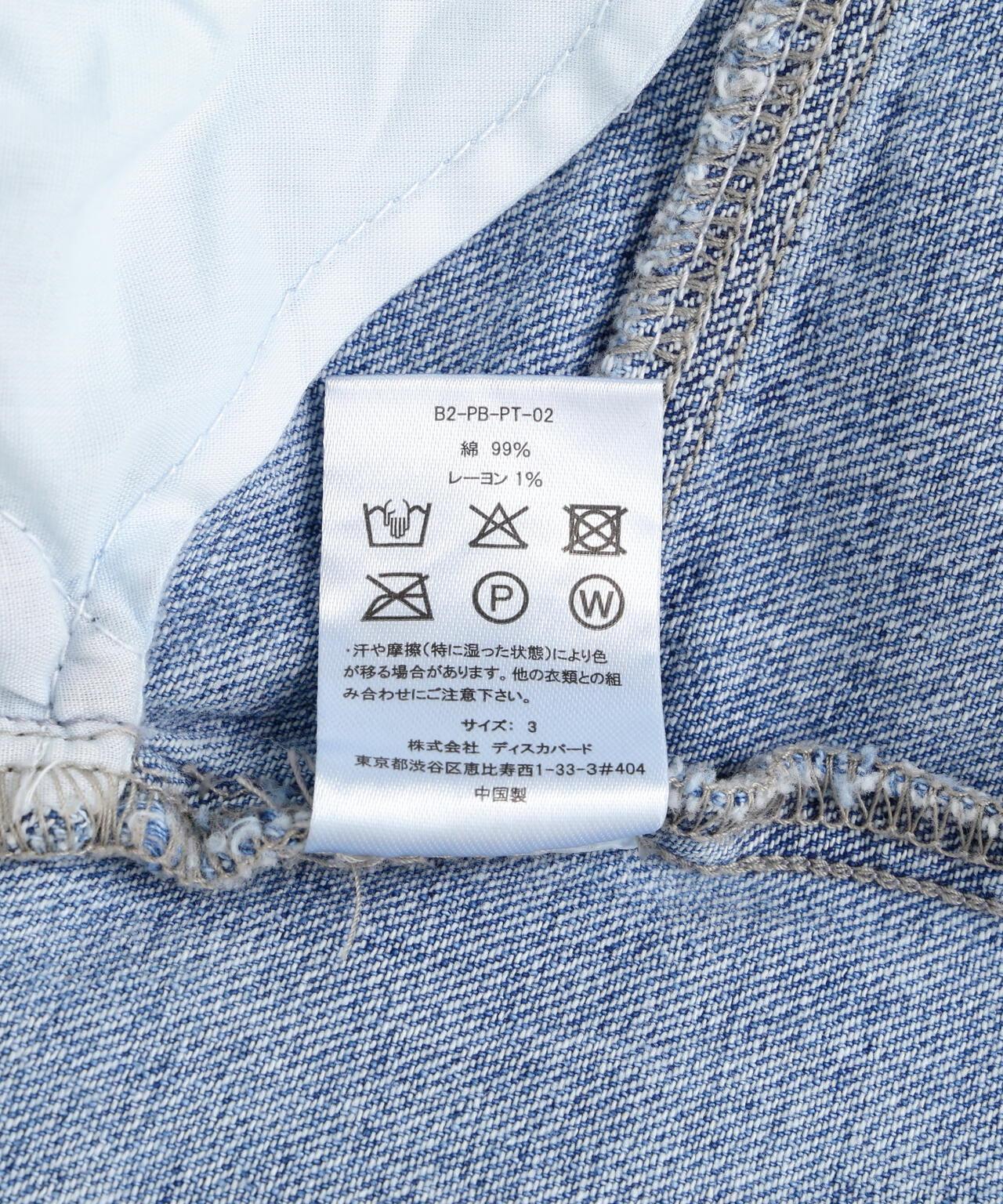 RENOVA BIKER DENIM EASY PANTS 長褲