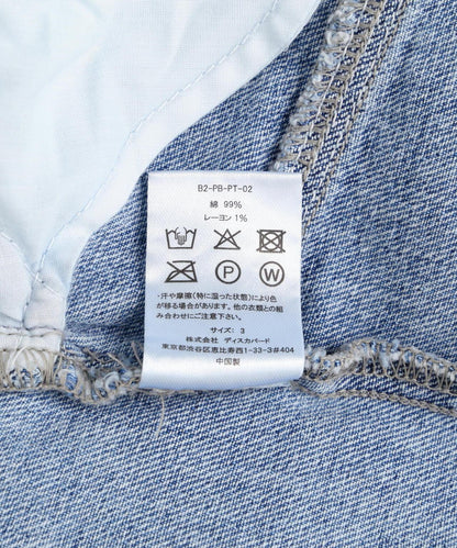 RENOVA BIKER DENIM EASY PANTS 長褲