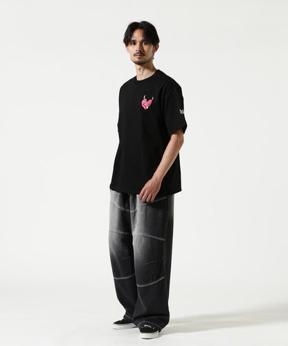 RENOVA BIKER DENIM EASY PANTS 長褲
