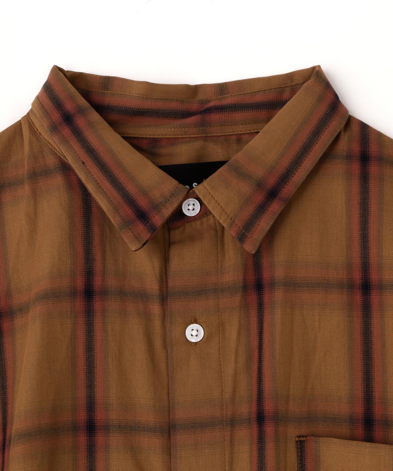 DankeSchon/ダンケシェーン OMBRE CHECK S/S SHIRTS 襯衫