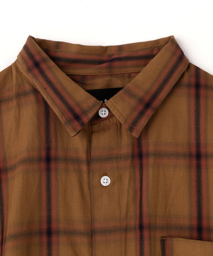 DankeSchon/ダンケシェーン OMBRE CHECK S/S SHIRTS 襯衫