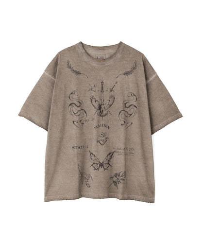 SPRAY BURN S/S TEE CROSS