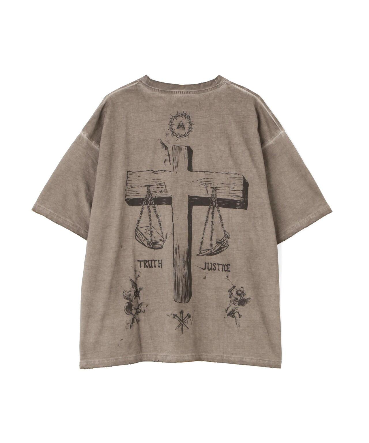 SPRAY BURN S/S TEE CROSS