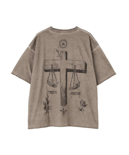 SPRAY BURN S/S TEE CROSS