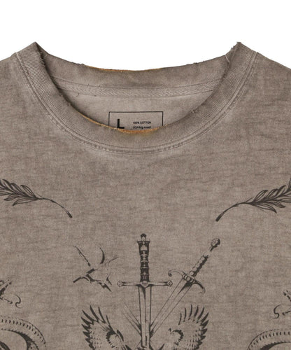 SPRAY BURN S/S TEE CROSS