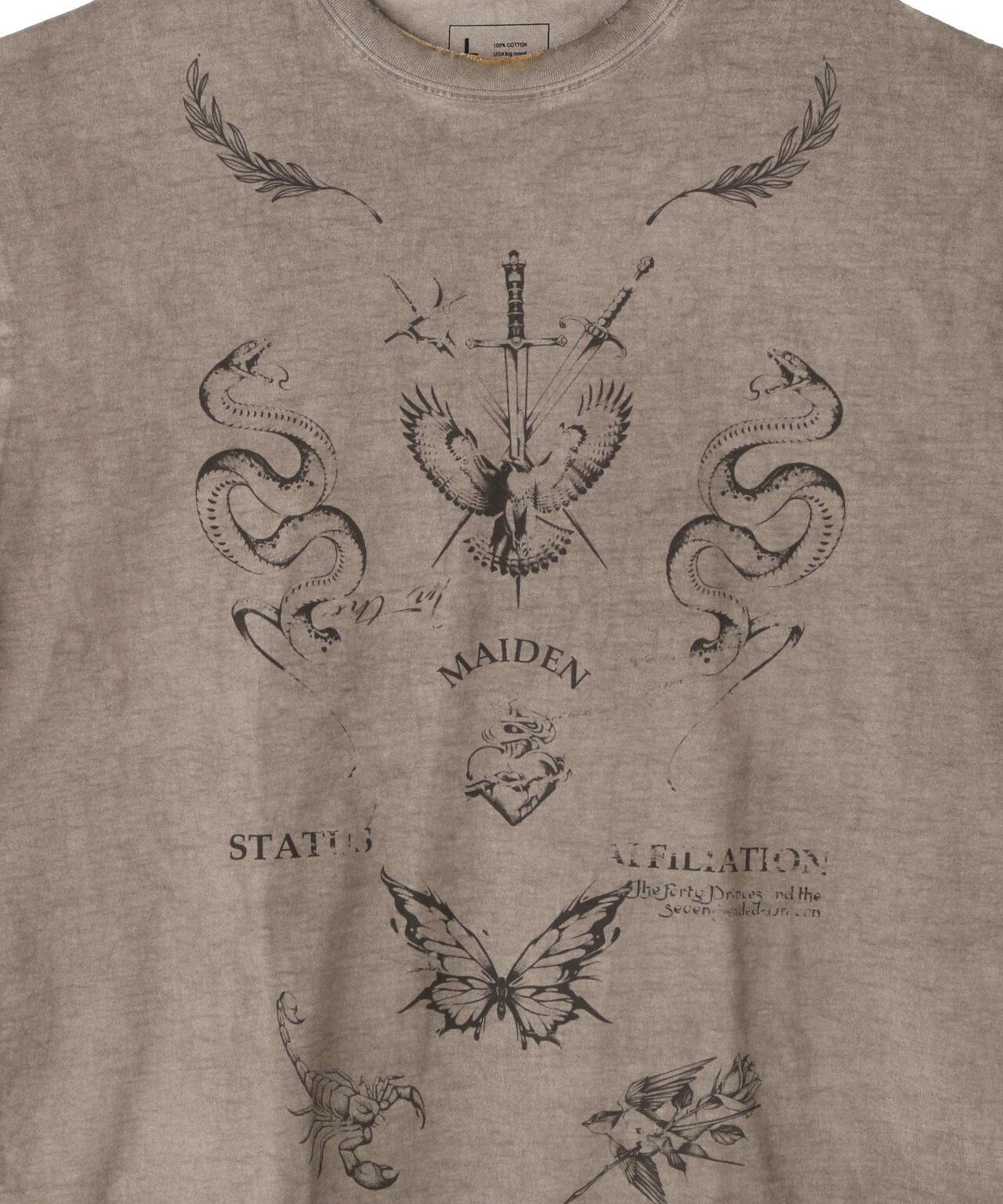 SPRAY BURN S/S TEE CROSS