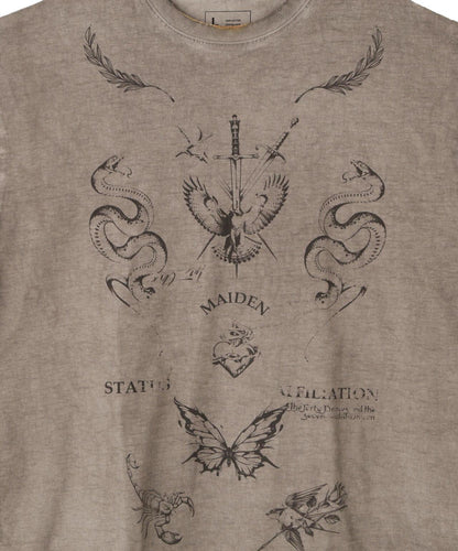 SPRAY BURN S/S TEE CROSS