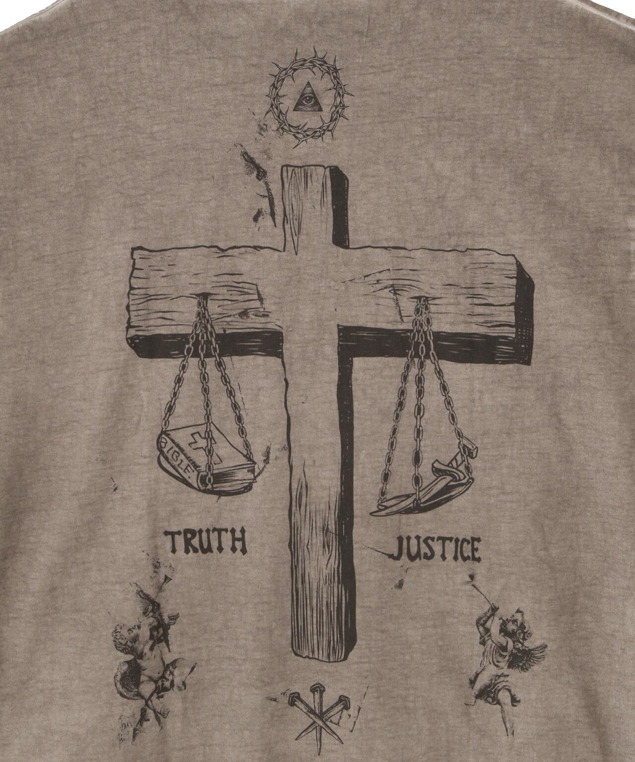 SPRAY BURN S/S TEE CROSS