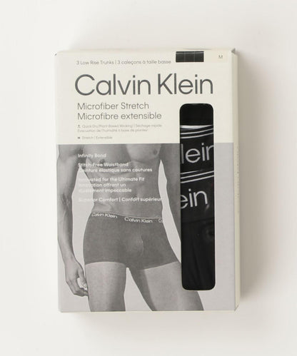 Calvin Klein LOWRISE TRUNK 3PK 低腰TRUNK款 平角內褲 3枚裝