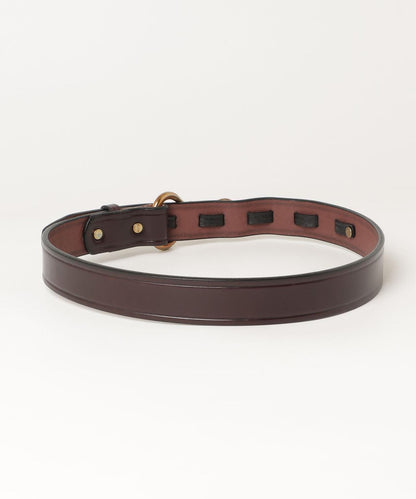 TORY LEATHER HOOF PICK BELT HAVANA / BRASS 皮帶