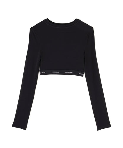 GUESS JEANS GJ L/S CROP TOP