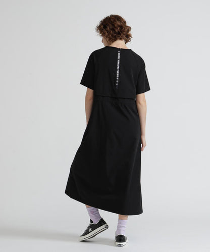 直營店限定 RAGLAN SLEEVE LOGO PRINT ZIP ACTIVE ONE PIECE 連衣裙